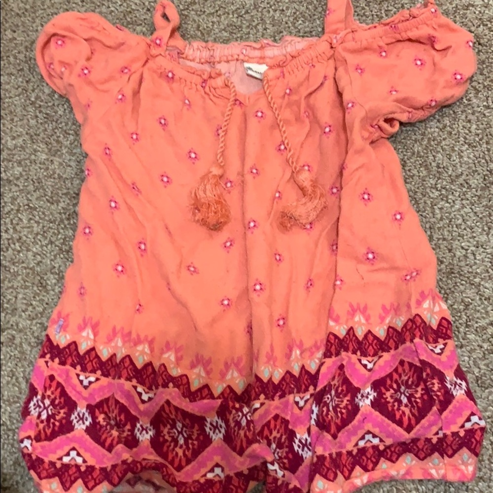 Girls orange top